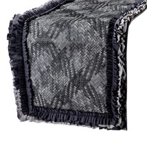 Grey Slither - Grey Leather Decorative Table Runners - £49.94 GBP+