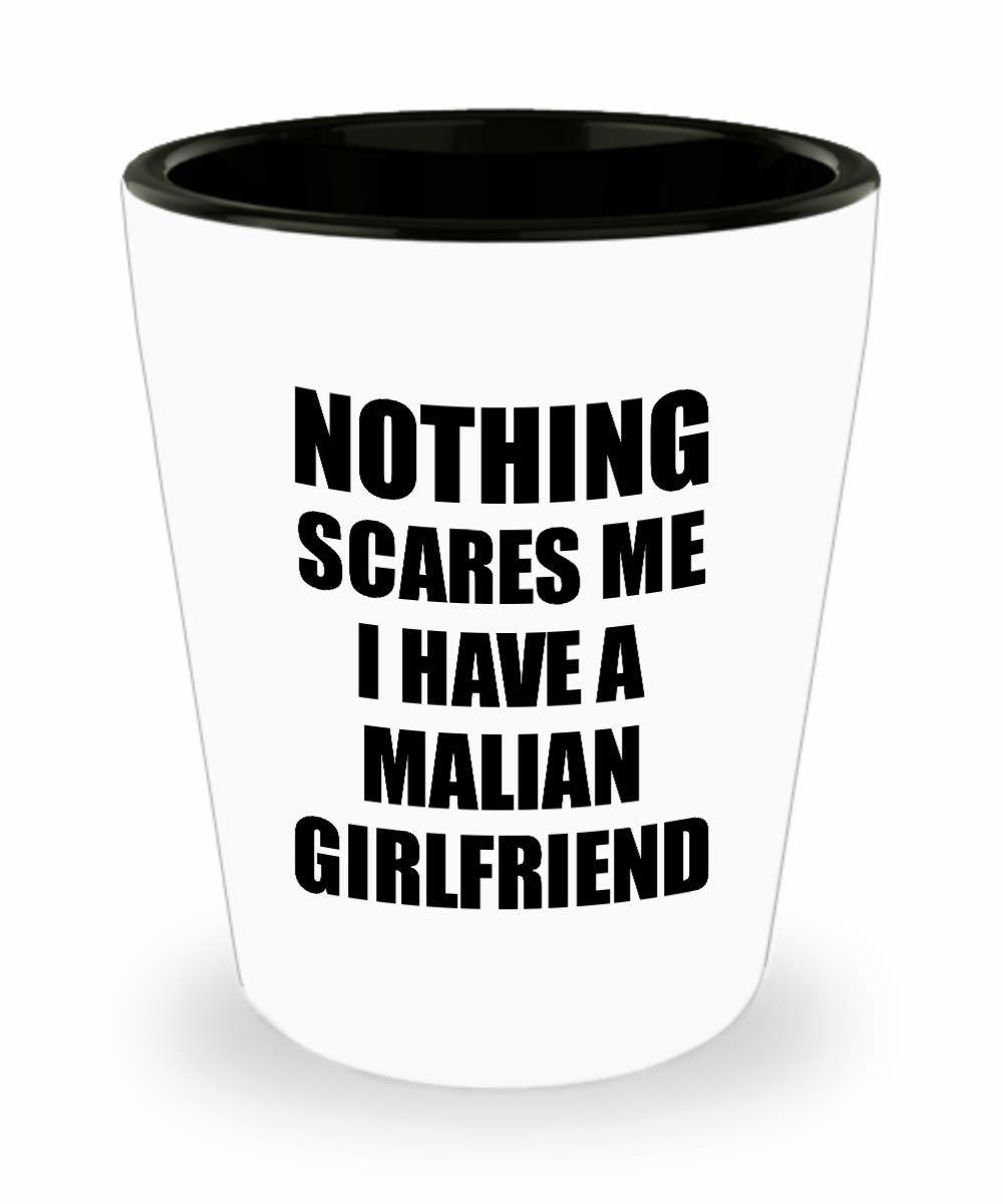 Malian Girlfriend Shot Glass Funny Valentine Gift For Bf My Boyfriend Him Mali G