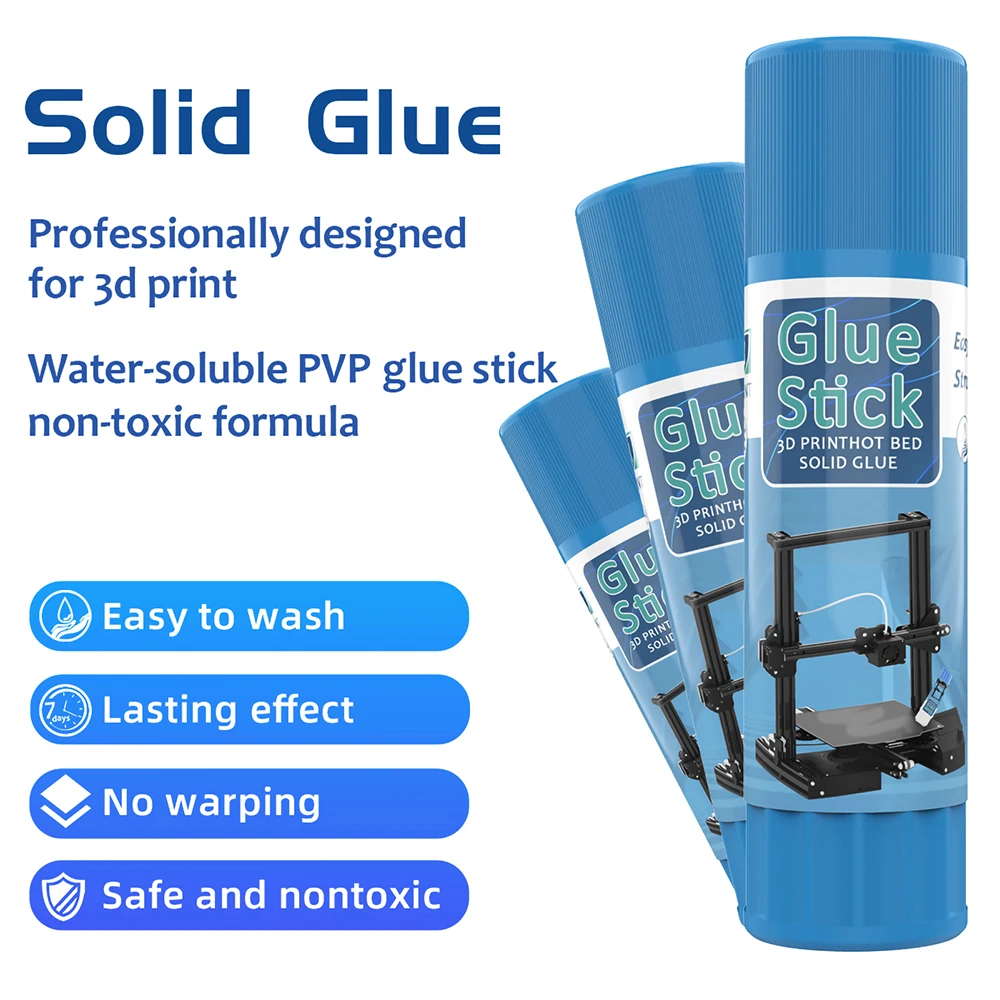 House Home 3DSWAY 3D Printer Glue Sticks Adhesive Non-toxic Washable PVP Solid G - £19.98 GBP