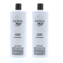 NIOXIN System 1  Cleanser Shampoo 33.8oz / 1 liter (Pack of 2) - £42.16 GBP