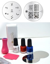 Konad 3 S.Polish 5Ml+Stamper+Image M100+M-3 +Nail Buffer UNBOXED - $461.73 MXN