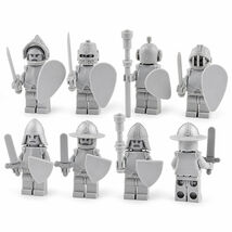 Kingdom Castle Stone Knights 5 Custom Minifigure Set - $13.29+