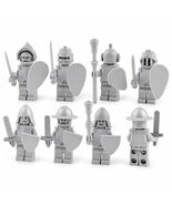 Kingdom Castle Stone Knights 5 Custom Minifigure Set - $13.29+