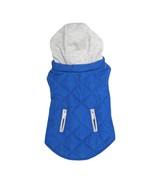 Quilted Weekender Royal Blue Sweatshirt Hoodie with Removable Hood Size ... - $649.56 MXN