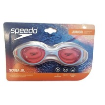 Speedo Scuba Jr Swimming Goggles Flex Fit Pool Pinkberry Blue Junior New - $6.95