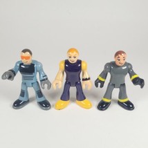 Imaginext Toys Action Figure Lot  Rescue Heroes Fire Man Space Man Deep Sea Man - $6.01