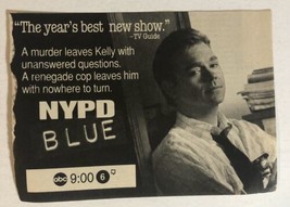 Nypd Blue Tv Show Print Ad Vintage David Caruso TPA2 - £4.66 GBP