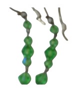 Cache Earring Rhinestone Faceted Green Gemstone Crystals NWT Dangle Even... - $17.78 CAD