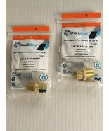 (2) Sharkbite/Shark Bite 1/4&quot; Push-To-Connect x 1/2&quot; MNPT Male Adapters ... - €15,77 EUR