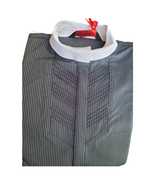 Horseware Kids Long Sleeve Competition Shirt Denim Pinstripe Size 9/10 year - £14.32 GBP
