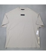 New Fear of God FOG Essentials Men&#39;s Logo Crew T-shirt Shirt XS Oversize... - £45.81 GBP