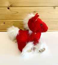 Vintage Dan Dee Red Pegasus Flying Horse 7 Inch Collector&#39;s Choice - £14.30 GBP