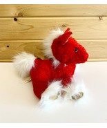 Vintage Dan Dee Red Pegasus Flying Horse 7 Inch Collector&#39;s Choice - £14.35 GBP