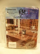 Clear Plastic Tablecover 60&quot; X 90&quot; Dining Table Gainbargains Nip - £9.26 GBP