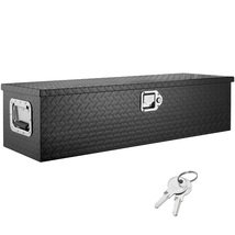 VEVOR Heavy Duty Aluminum Truck Bed Tool Box, Diamond Plate, 39"x13"x10"... - $113.99