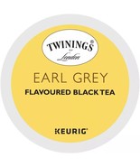 TWININGS EARL GREY FLAVOURED BLACK TEA KCUPS 24CT - $472.73 MXN
