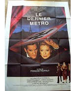 FRANCOIS TRUFFAUT:DIR:CATHERINE DENEUVE (LAST METRO) FRENCH 2-SHEET POSTER - $312.83 CAD