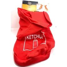 Boutique Ketchup Dog Halloween Costume Red Hoodie Small Dog and Cat - $8.99