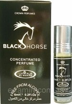 Black Horse By AL Rehab Attar Concentrated Perfume 6ml Pack of 6 For Unisex - £69.51 GBP