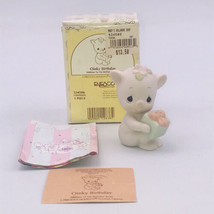 1993 Precious Moments Oinky Birthday 524506 Pig w/ Birthday Present  - £8.27 GBP