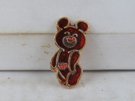 1980 Moscow Summer Olympics Pin - Misha Mascot Pin - Stamped Pin - £11.81 GBP