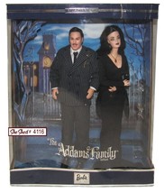 Barbie and Ken as The Addams Family Giftset 27276 by Mattel - damaged box - $89.95