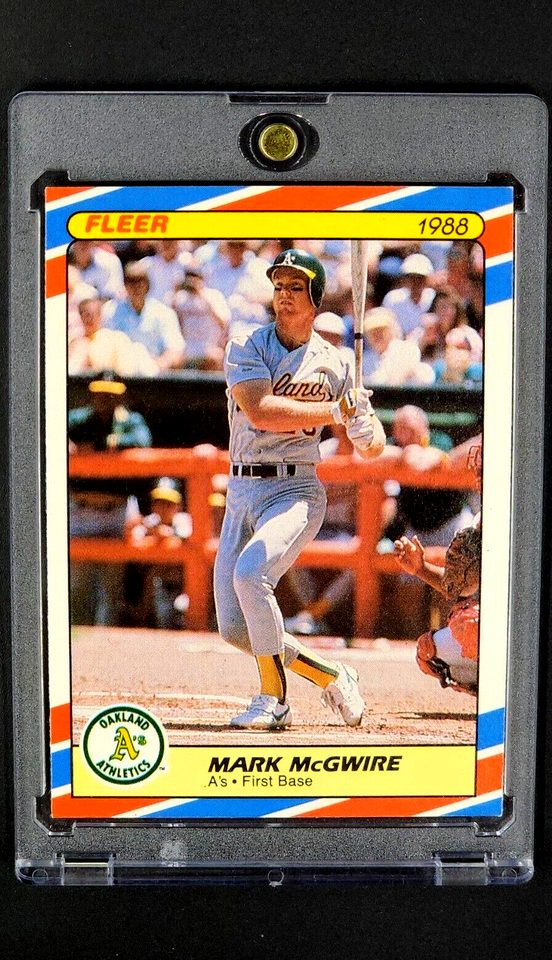 Primary image for 1988 Fleer Limited Edition Baseball Superstars #23 Mark McGwire Oakland A's Card