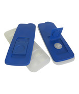 Set of 2 No Spill Ice Cube Tray with Removable Lid  BPA Free Ice Cube Mo... - £10.27 GBP