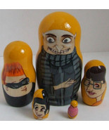 5pcs. Handpainted Russian Nesting Doll of &quot;DESPICABLE ME&quot; - $33.55 CAD
