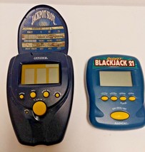 Radica Pocket Games Jackpot Slot And Blackjack 21 Vintage 1997 Electronic Games - £11.26 GBP