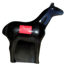 Baccarat Crystal Noah&#39;s Ark Midnight Horse Figure (1) France 2605124 New No Box - £145.63 GBP