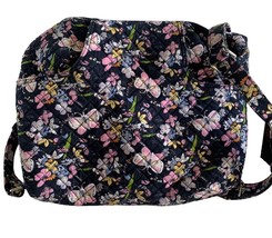 Vera Bradley Bloom Bloom Navy Convertible Backpack Shoulder bag - £32.74 GBP
