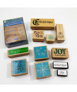 Assortment of Crafting Stamps. Christmas  Holidays Set of 21 Stamps - $19.79