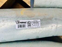 5 Pk Topaz 89 EMT 90 DEG Angle Elbow, Galvanized Steel, 3-1/2" - $219.00