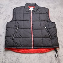 Carolina Bay Active Puffy Vest Mens XL Black Casual Outdoors Preppy Full... - $29.68