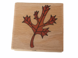 Sarah Beise Rubber Stamp Oak Leaf Fall Autumn Nature Outdoor Card Making Craft - £2.37 GBP