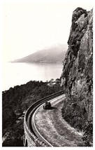 RPPC Postcard Old Car on La Cote De Azur France Winding Mountain Road - £7.71 GBP