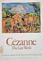 Paul Cezanne - Poster Original Exhibition - Moma New York - Late Works - 1977 - £178.37 GBP