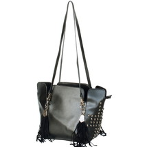 [Only You] Stylish Black Double Handle Bag Handbag - £28.85 GBP