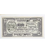 Scrip 5 bills 5-10-25 50 cent 1 dollar Crisp Sauk County Wisconsin - $109.40 CAD