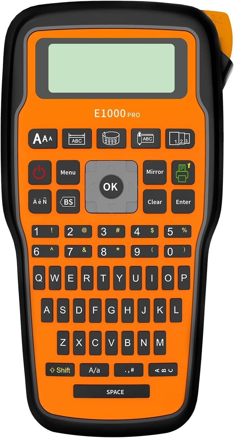 Orange Ubicon Portable Handheld Multi-Function Label Maker Machine For - $51.93