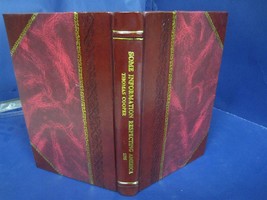 Some information respecting America 1795 [Leather Bound] by Thomas Cooper - £77.25 GBP
