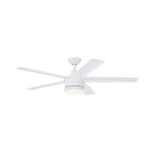 Home Decorators SW1422WH Merwry 52&quot; Integrated Led Indoor White Ceiling Fan - £86.81 GBP