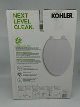 NEW! Kohler Layne Antimicrobial Slow-Close Elongated Toilet Seat White - £17.85 GBP
