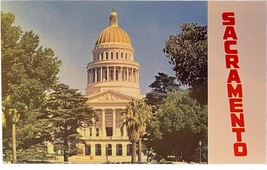 California State Capitol Building, Sacramento, vintage post card - £9.58 GBP