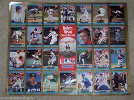 1992 Nolan Ryan Coca Cola Career Series Card Poster MLB Baseball Vintage - £23.85 GBP