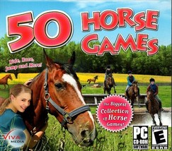 50 Horse Games (PC-CD, 2007) for Windows - NEW in Jewel Case - £3.90 GBP