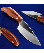 Hunting Knife Fixed Blade Outdoor Camping BBQ Fishinig Home Kitchen Butc... - $23.43 CAD