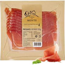Portuguese Sliced Cured Ham 150g (5.29Oz) Vacuum Sealed Cured Pork Jamon... - £14.06 GBP