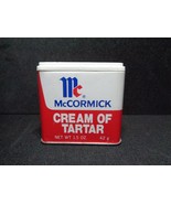 McCormick Cream of Tartar Tin Container 1977 Baltimore 1.5 oz empty - $4.95